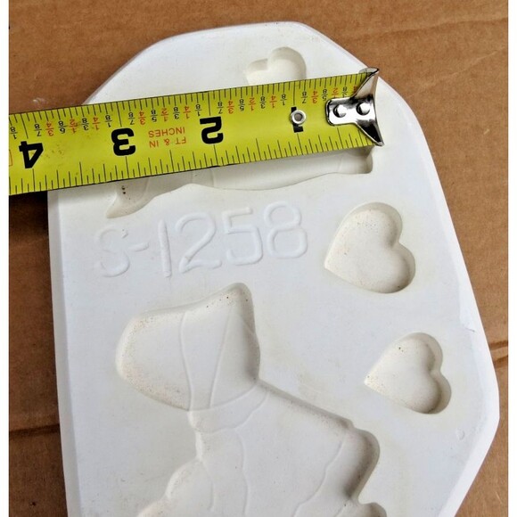 Scioto Vintage Amish Kids & Hearts Magnet Slip Mold S-1258 1986 - Picture 3 of 7